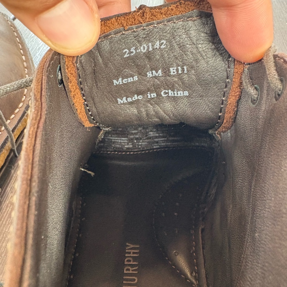 Johnston & Murphy Men's Dark Brown Chukka Boots - Picture 4 of 10